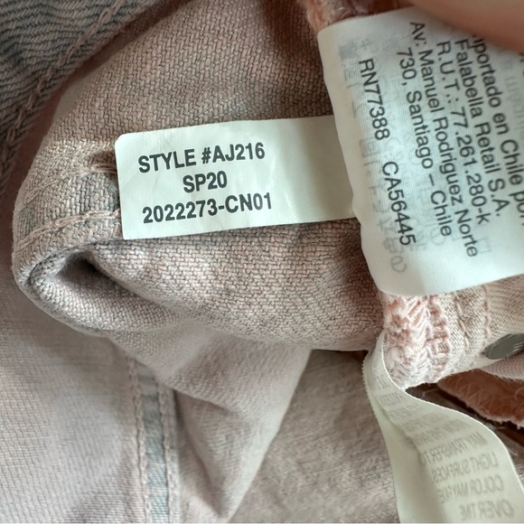 Madewell The Momjean Overdyed Edition High Rise Acid Wash Rigid Denim Size 25 - Picture 11 of 11